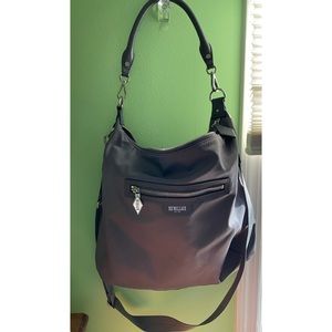 MZ Wallace | Gray Sienna Nylon Crossbody Bag